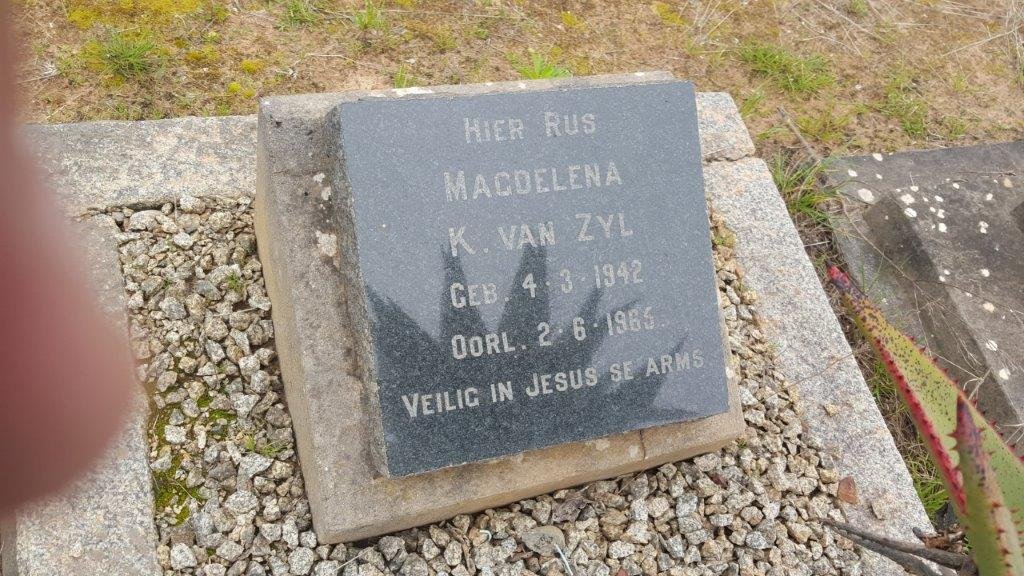 ZYL Magdelena K., van 1942-1965