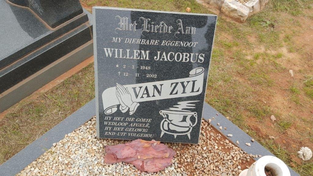 ZYL Willem Jacobus, van 1948-2002