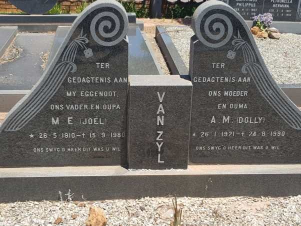 ZYL M.E., van 1910-1980 &amp; A.M.1921-1990