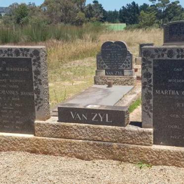 ZYL Jacobus Johannes, van 1884-1960 &amp; Martha Catharina W. CRONJE 1894-1989