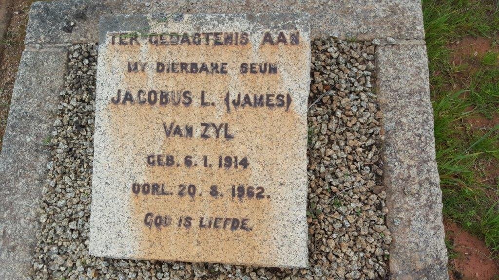 ZYL Jacobus L., van 1914-1962