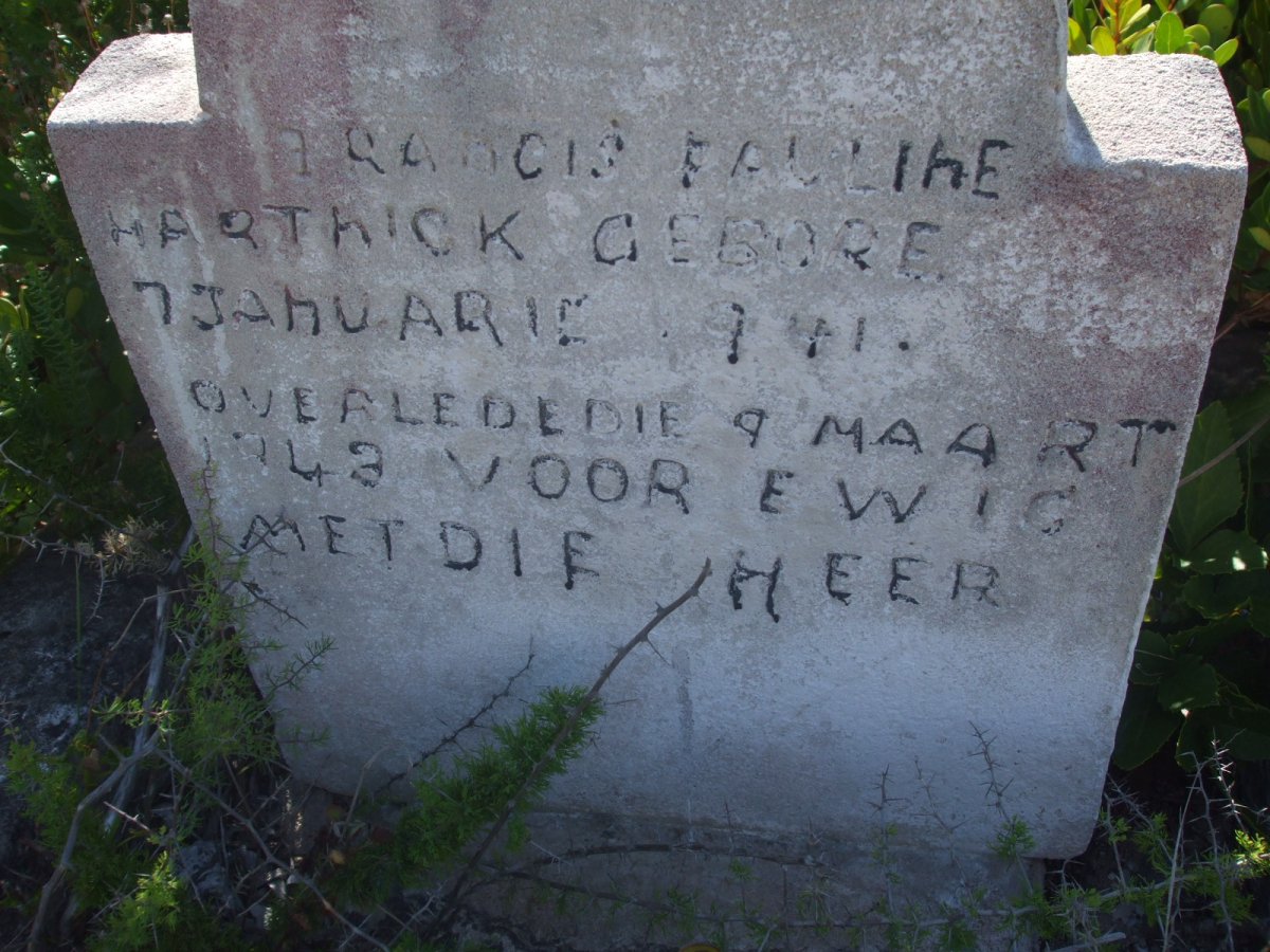 HARTNICK Francis Pauline 1941-1943