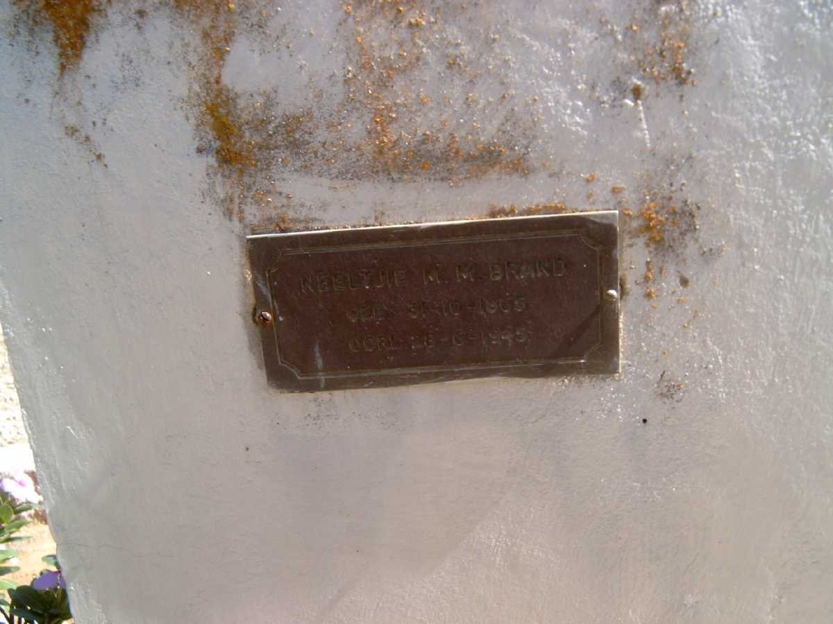 BRAND Neeltjie M.M. 1885-1945