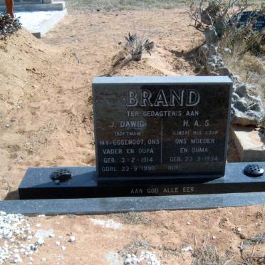 BRAND J. Dawid 1914-1990 &amp; H.A.S. LOUW 1934-