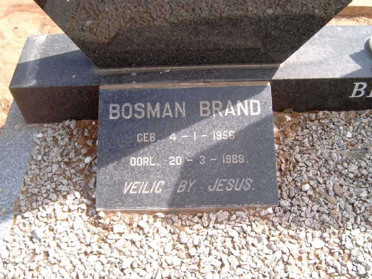BRAND Bosman 1956-1988
