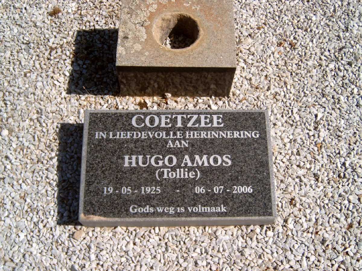 COETZEE Hugo Amos 1925-2006