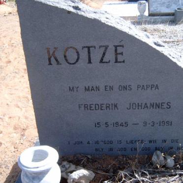 KOTZE Frederik Johannes 1945-1991