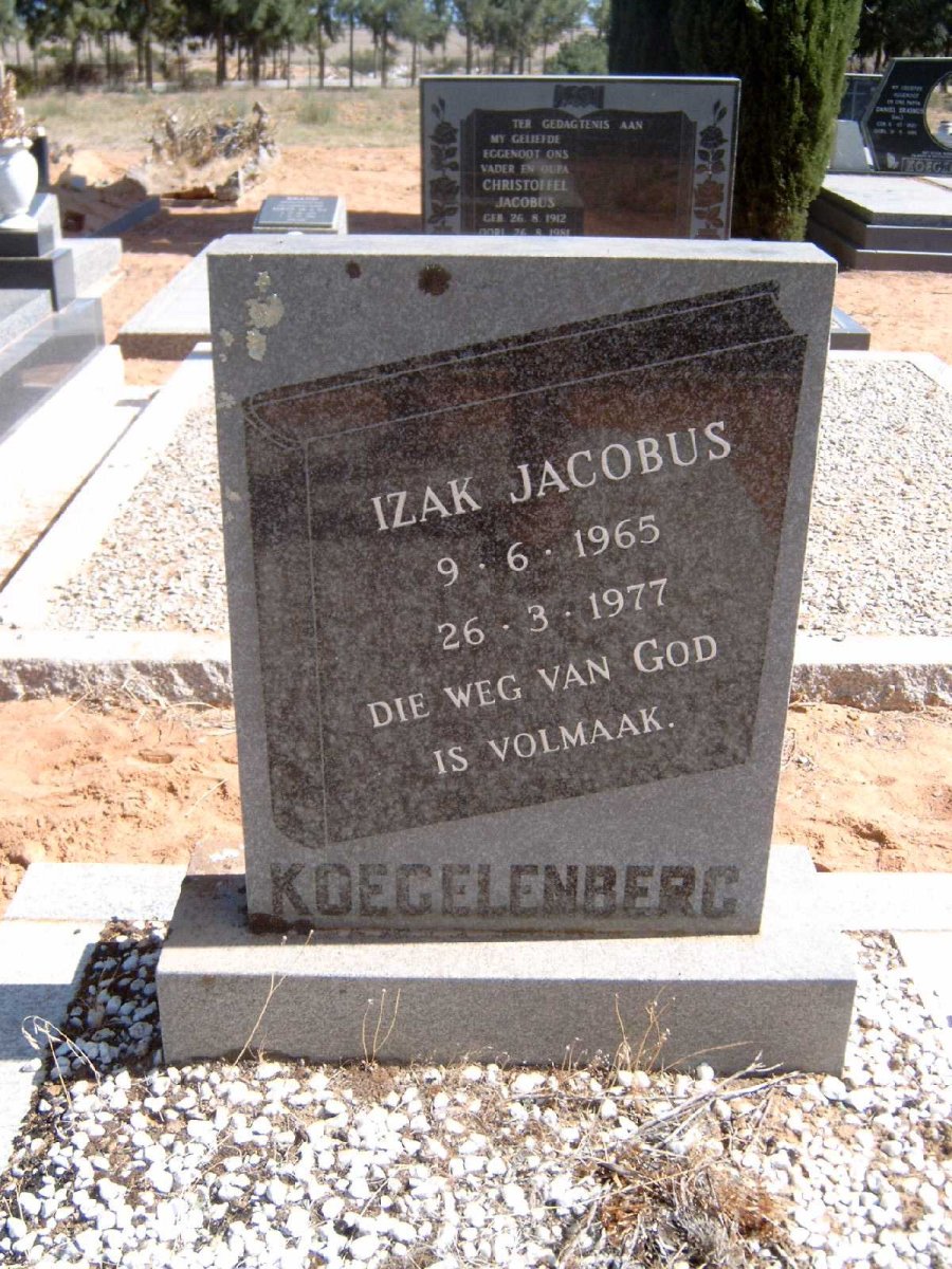 KOEGELENBERG Izak Jacobus 1965-1977