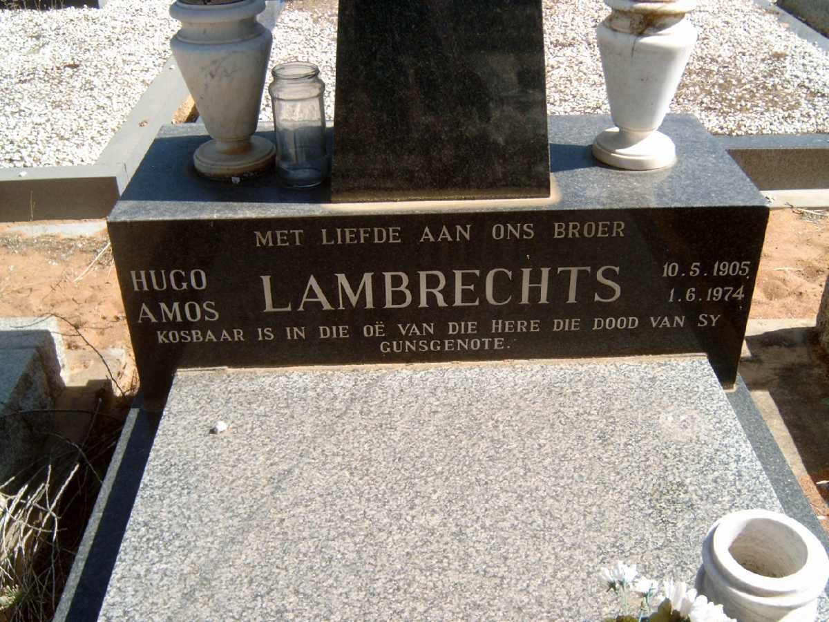 LAMBRECHTS Hugo Amos 1905-1974