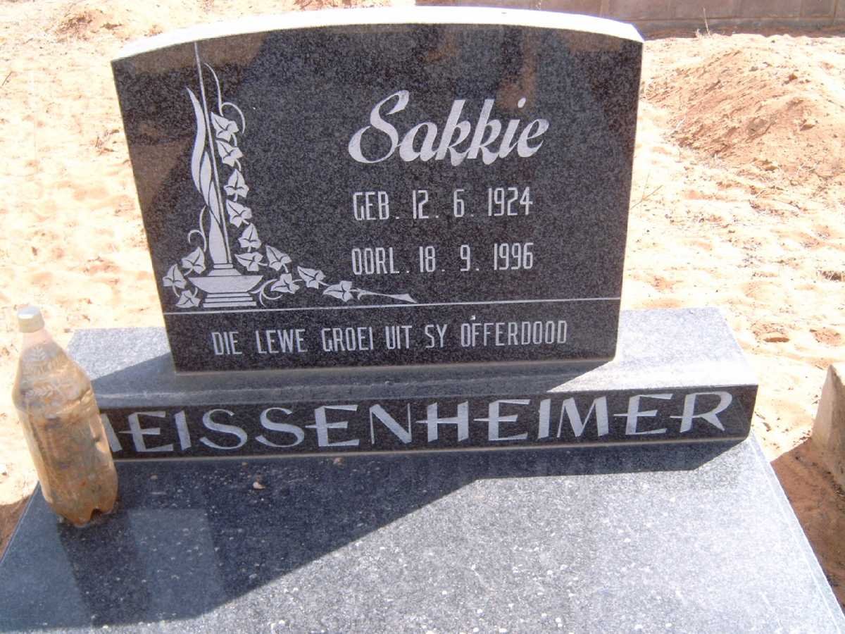 MEISSENHEIMER Sakkie 1924-1996