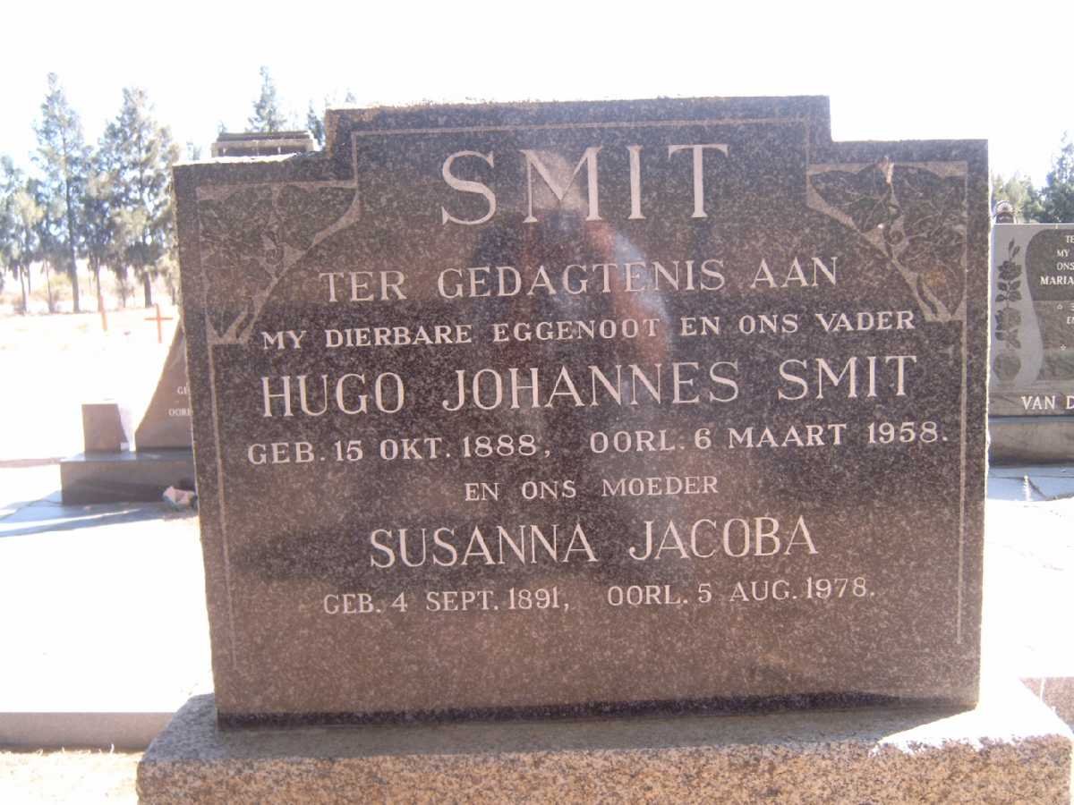 SMIT Hugo Johannes 1888-1958 &amp; Susanna Jacoba 1891-1978