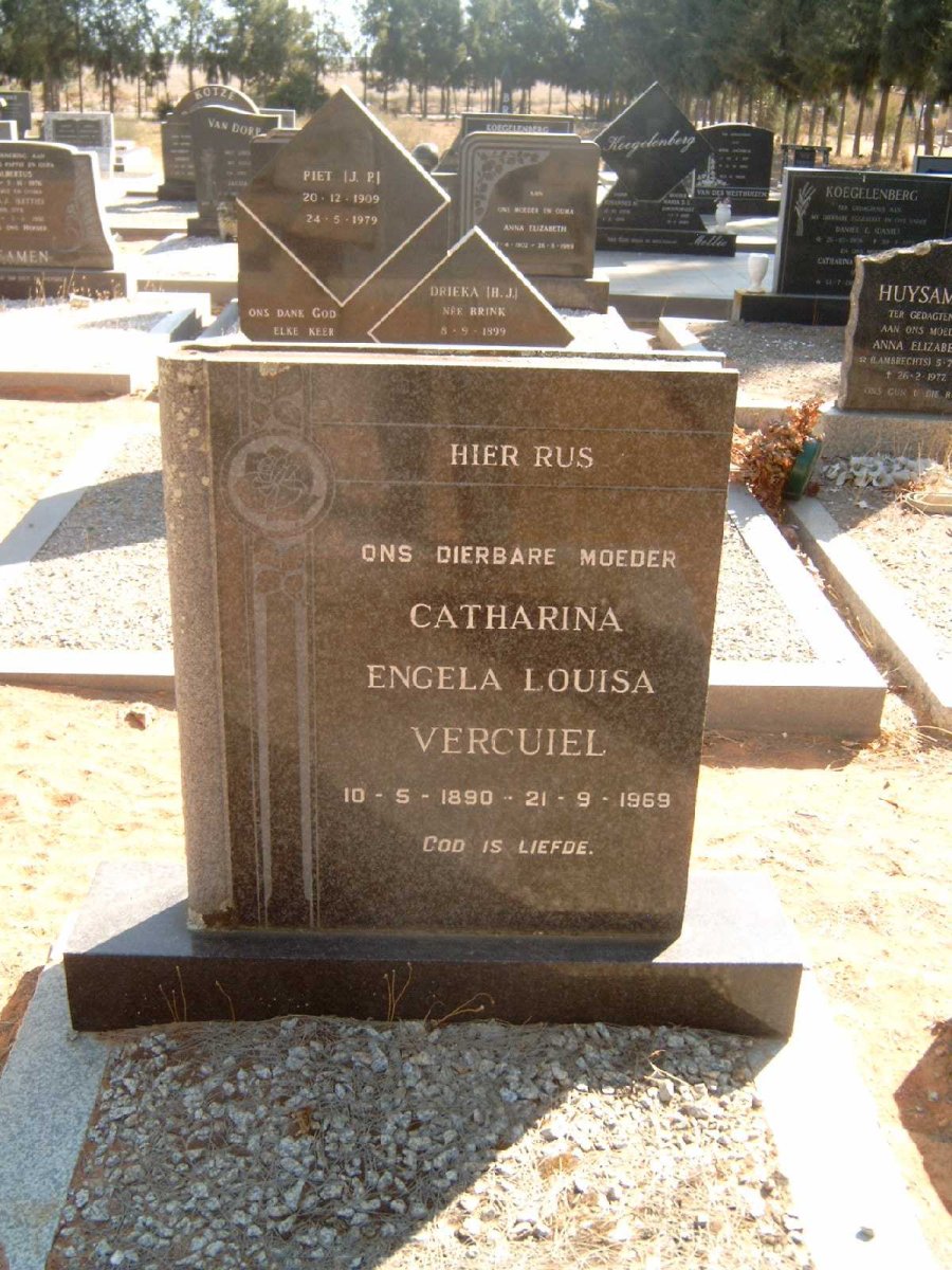 VERCUIEL Catharina Engela Louisa 1890-1969
