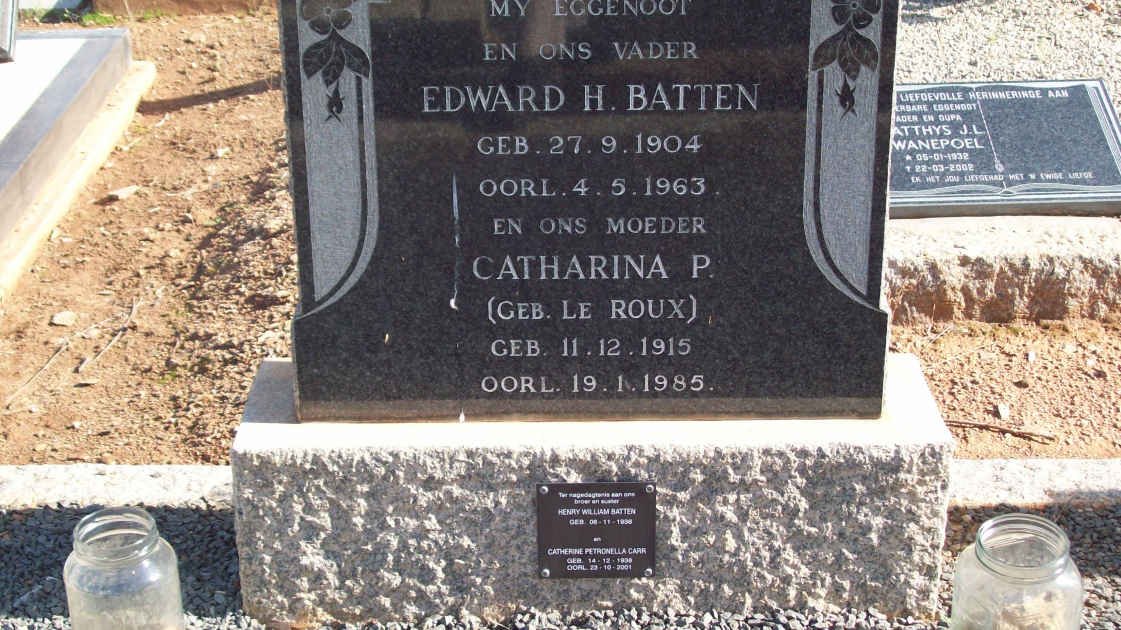 BATTEN :: LE ROUX :: CARR