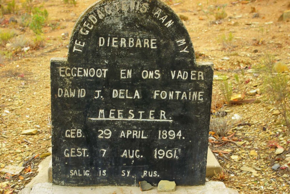 FONTAINE Dawid J., dela 1894-1961