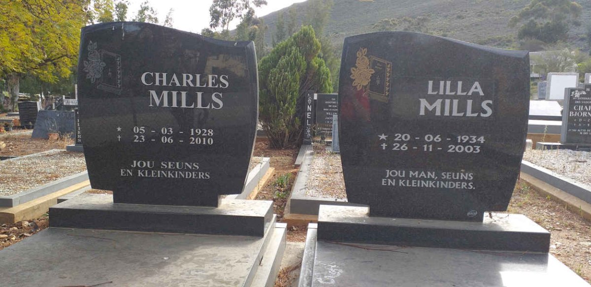 MILLS Charles 1928-2010 :: MILLS Lilla 1934-2003