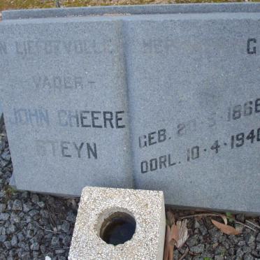 STEYN John Cheere 1866-1940