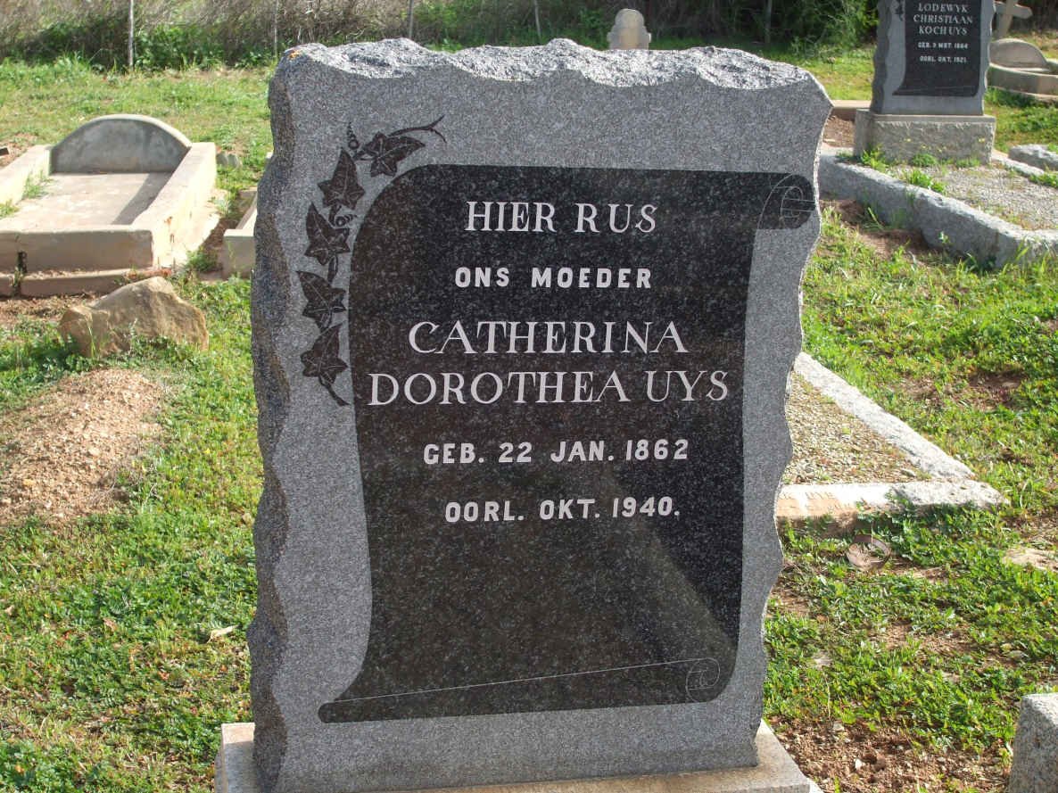 UYS Catherina Dorothea 1862-1940