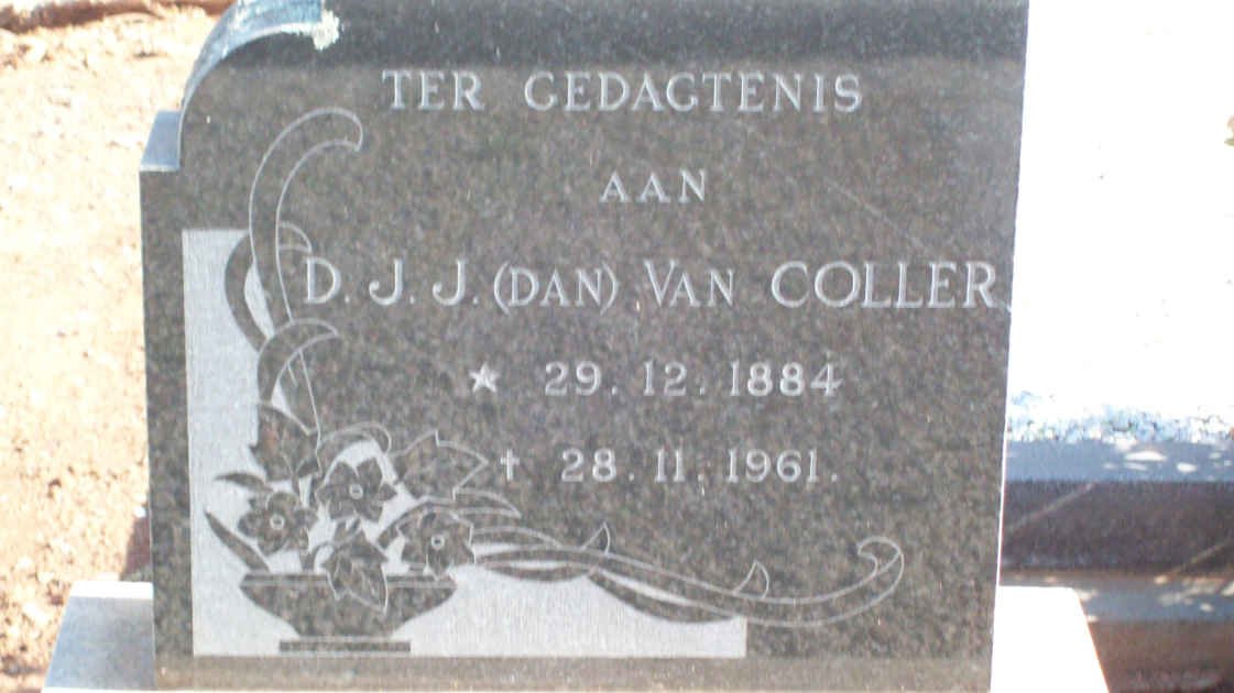 COLLER D.J.J., van 1884-1961