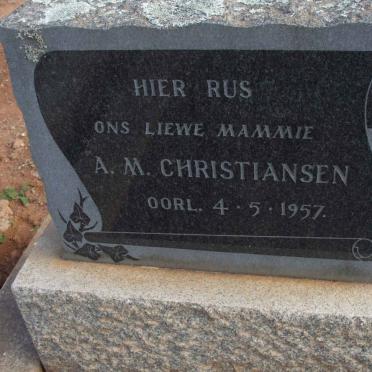 CHRISTIANSEN A.M. -1957