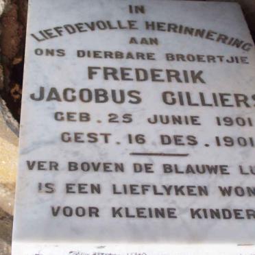 CILLIERS Frederik Jacobus 1901-1901