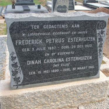 ESTERHUIZEN Frederick Petrus 1887-1953 &amp; Dinah Carolina ELLIS 1890-1961