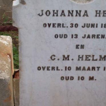 HELM Johanna -1897 :: HELM C.M. -1893