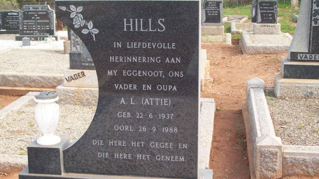 HILLS A.L. 1937-1988