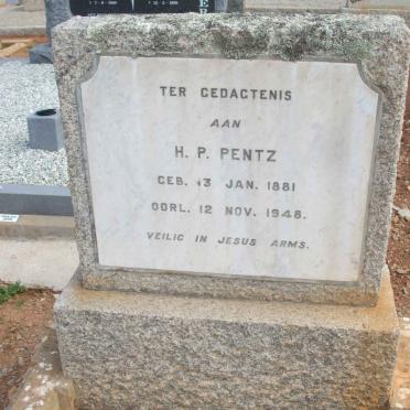 PENTZ H.P. 1881-1948