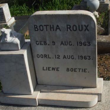 ROUX Botha 1963-1963