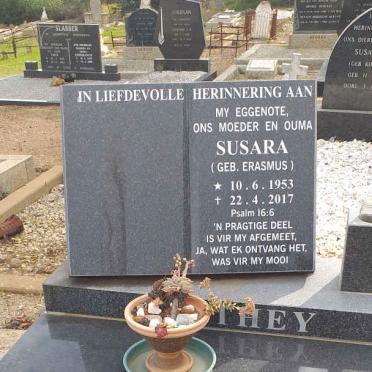 SOUTHEY Susara nee ERASMUS 1953-2017