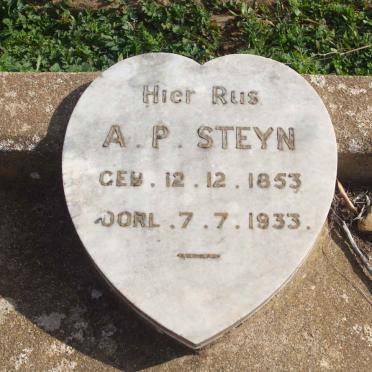 STEYN A.P. 1853-1933