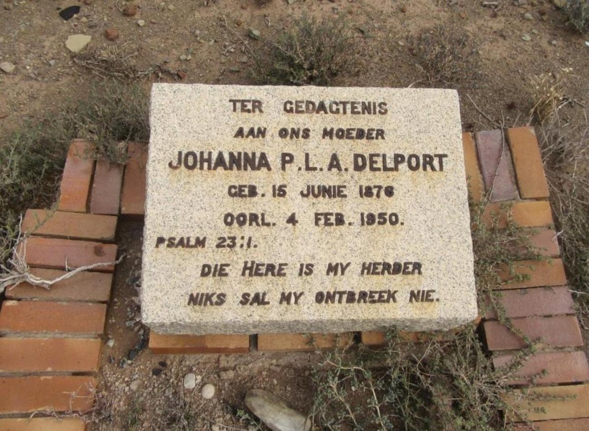 DELPORT Johanna P.L.A. 1876-1950