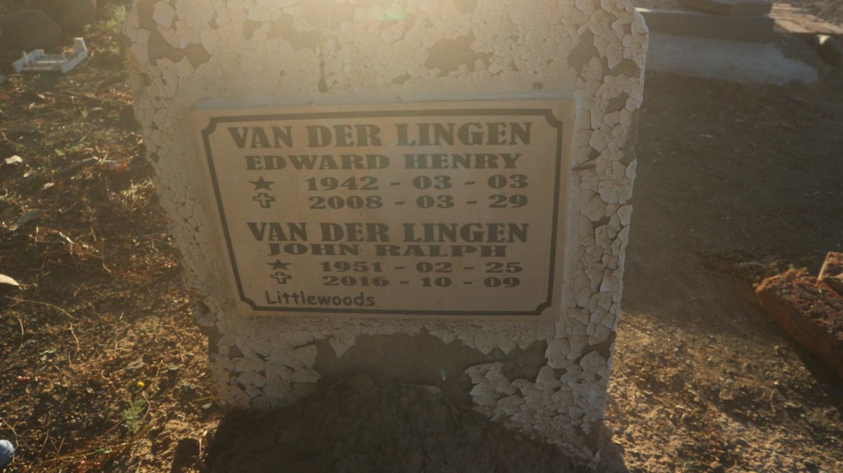 LINGEN Edward Henry, van der 1942-2008 :: VAN DER LINGEN John Ralph 1951-2016