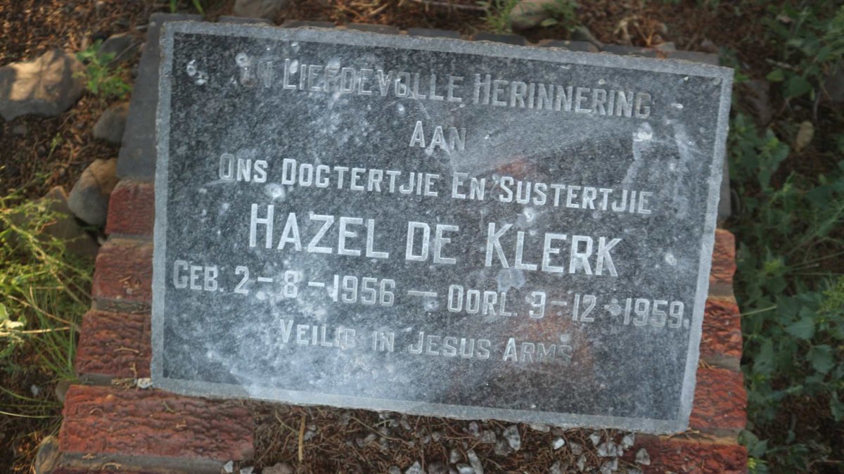 KLERK Hazel, de 1956-1959