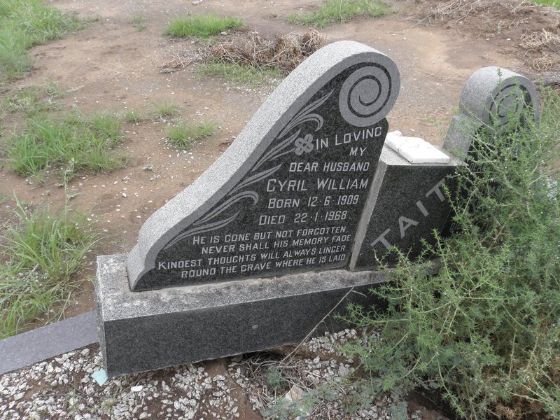 TAIT Cyril William 1909-1968