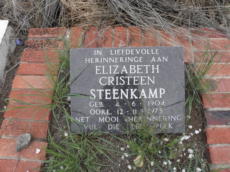 STEENKAMP Elizabeth Christeen 1904-1973