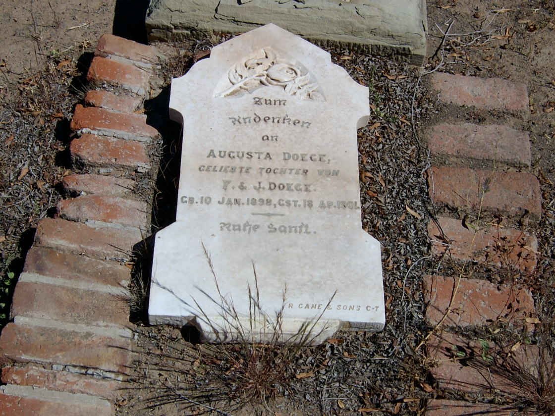DOEGE Augusta 1898-1901