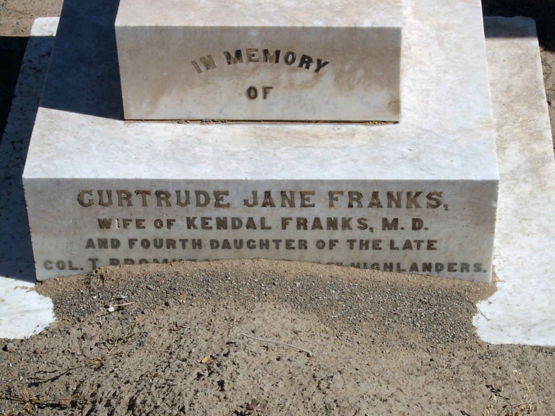 FRANKS Gurtrude Jane