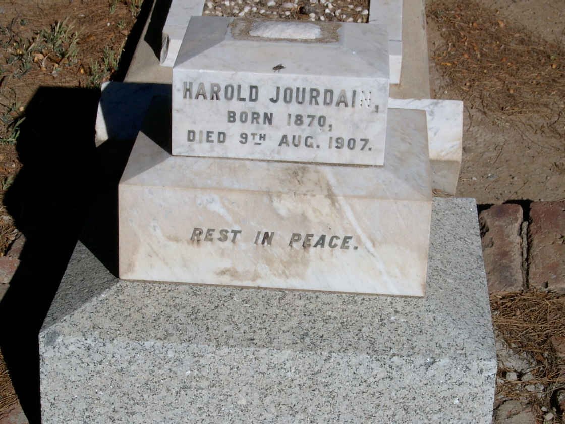 JOURDAIN Harold 1870-1907