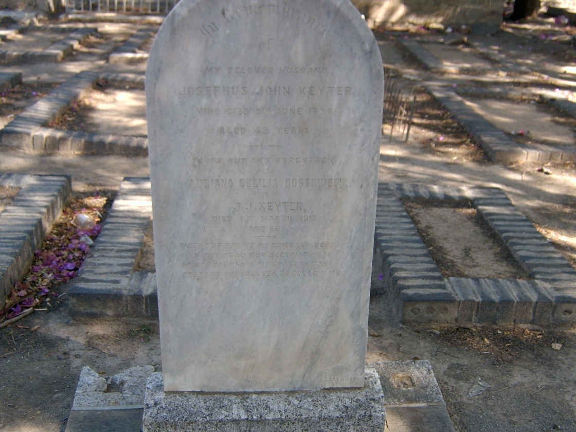 KEYTER Josephus John -1894 &amp; Adriana Cecilia OOSTHUIZEN -1916