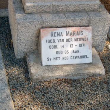 MARAIS Rena nee VAN DER MERWE -1971