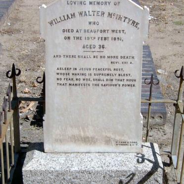 McINTYRE William Walter -1891