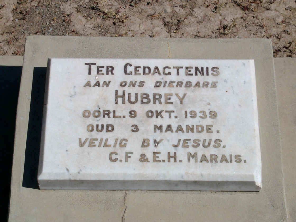 MARAIS Hubrey -1939