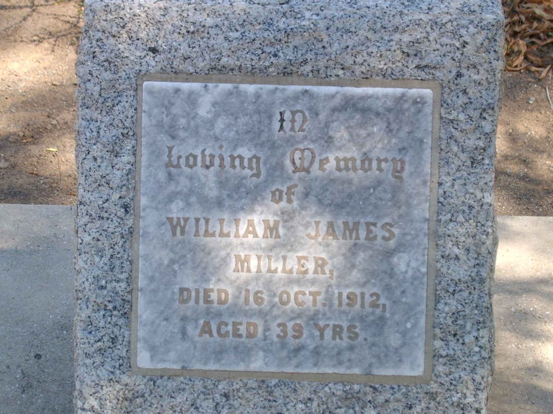 MILLER William James -1912