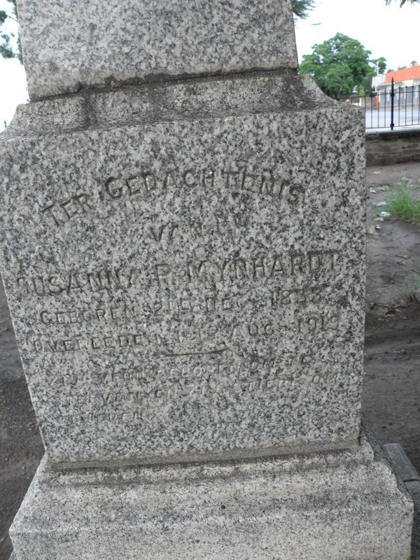 MYNHARDT Tobias Johannes 1827-1898 &amp; Susanna P. 1838-1919