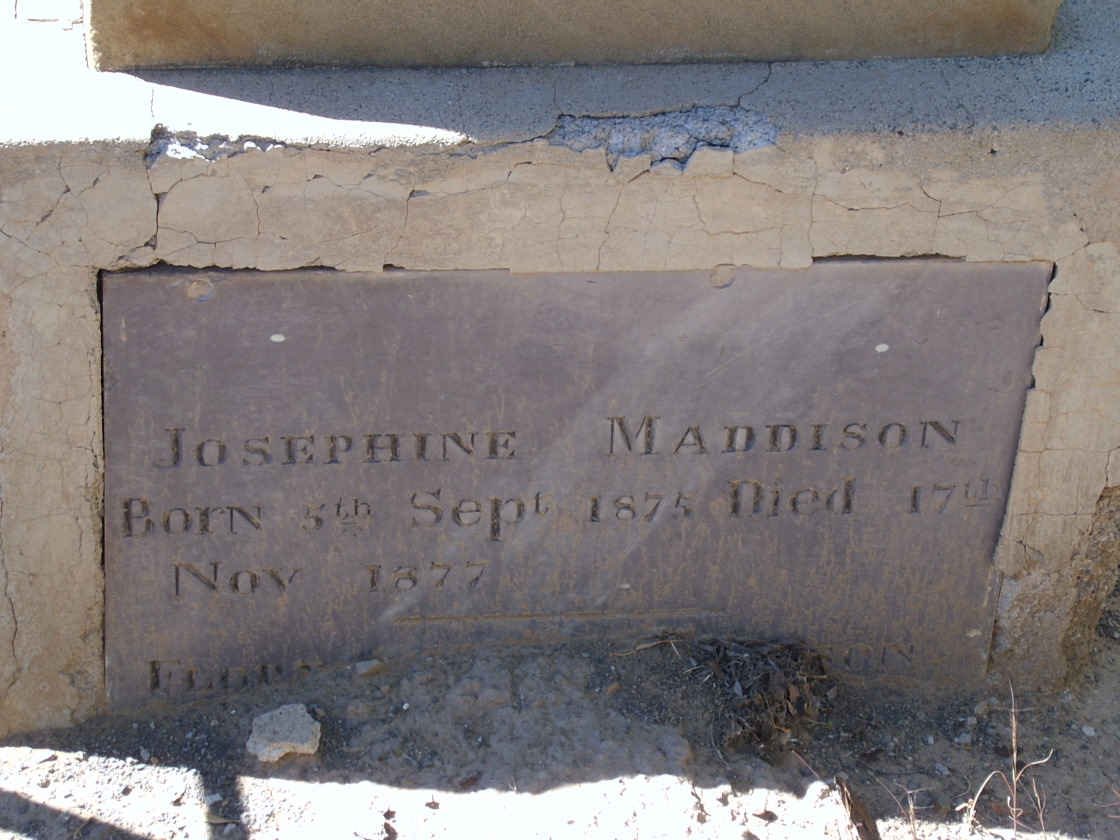 MADDISON Josephine 1875-1877 :: MADDISON Florence J.R. 1880-18??