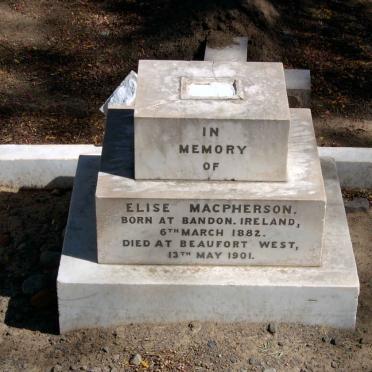 MACPHERSON Elise 1882-1901