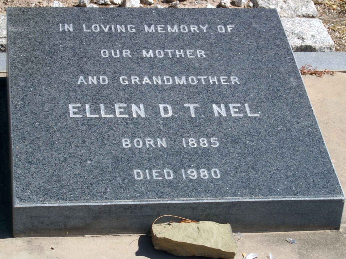 NEL Ellen D.T. 1885-1980