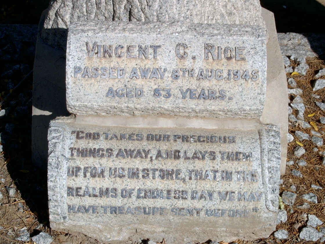 RICE Vincent C. -1945