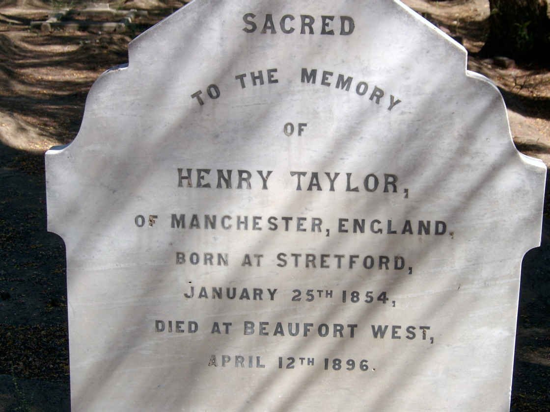 TAYLOR Henry 1854-1896